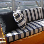 Striped Bench Cushions