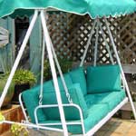 Swing Cushions and Canopy