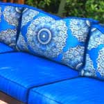 Colorful Bench Cushions
