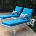Chaise Lounge Cushions with matching lumbar pillows