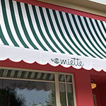 Striped & Painted Awning