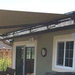 Roof-Mounted Retractable Awning - Extended